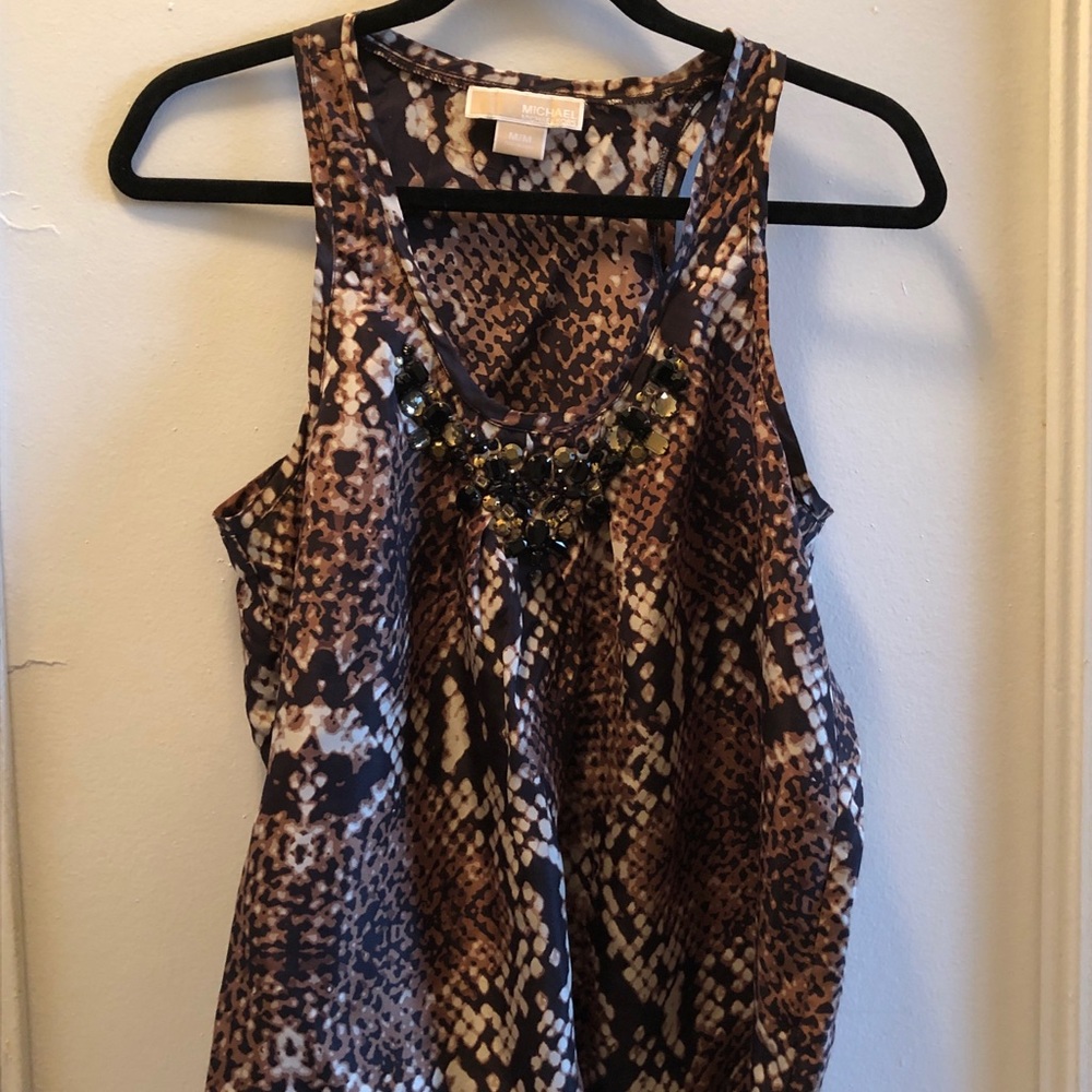 Michael Kors silk sleeveless top / blouse
